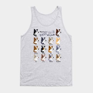 Border Collie Colors Tank Top